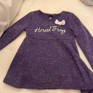 Purple TCU Sweatshirt dress